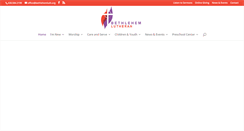 Desktop Screenshot of bethlehemluth.org